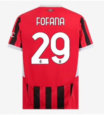 AC Milan Youssouf Fofana #29 Hemmatröja 2024-25 Kortärmad